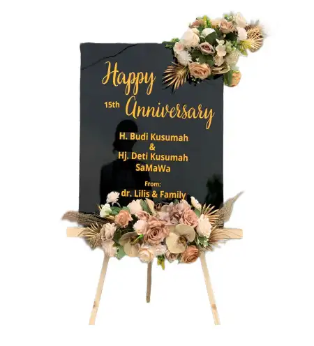 Papan Bunga Akrilik Binjai